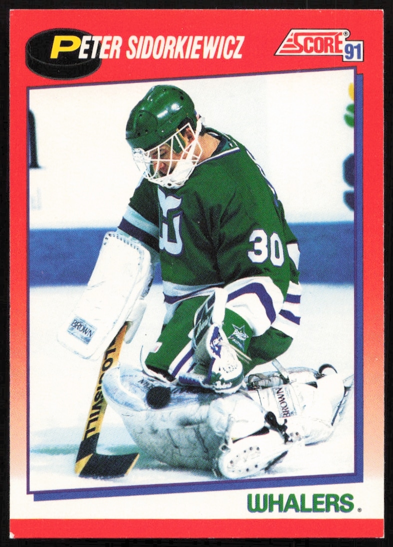 1991-92 Score Canadian Bilingual Peter Sidorkiewicz #203 trading card