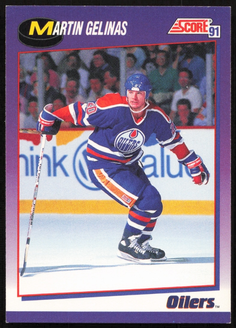 1991-92 Score American Martin Gelinas #159 trading card