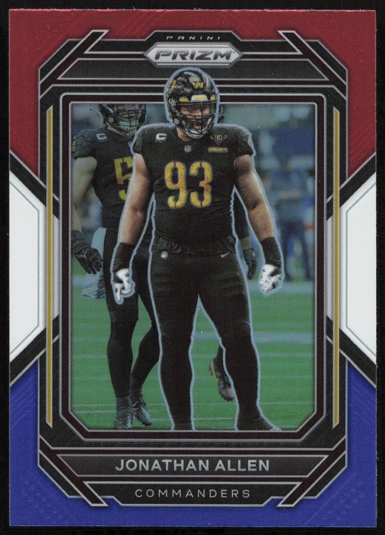 2022 Panini Prizm Football Jonathan Allen #297 trading card