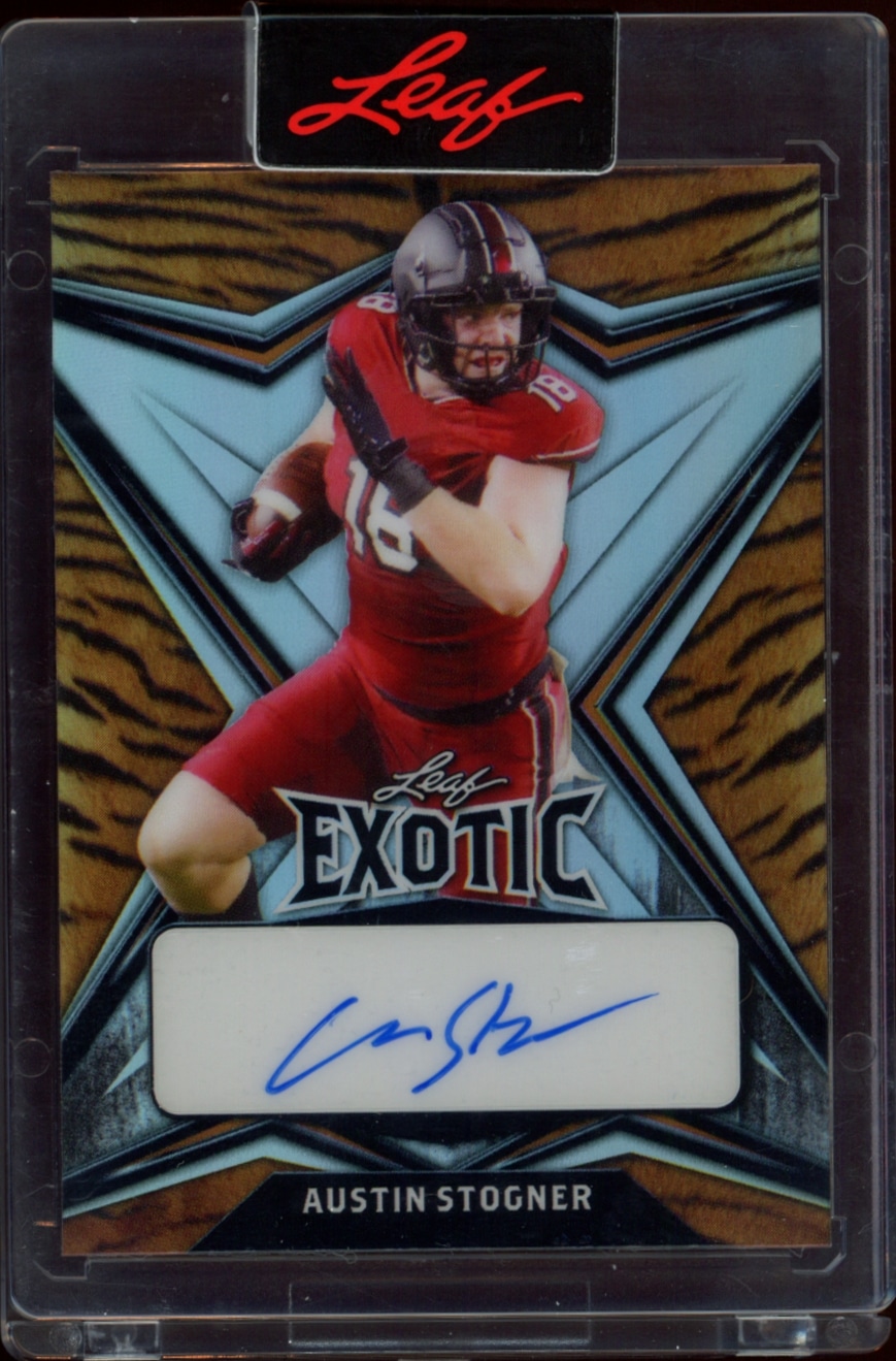 2022 Leaf Exotic Austin Stogner #BA-AS1 trading card