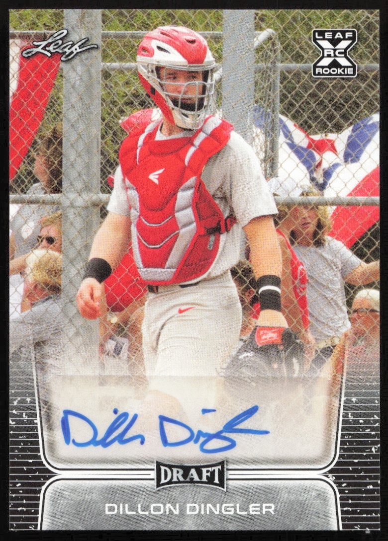 2020 Leaf Draft Dillon Dingler #BA-DD1 trading card