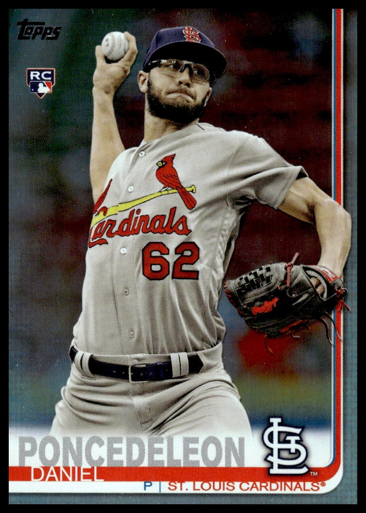 2019 Topps Series 1 Daniel Poncedeleon #140 trading card