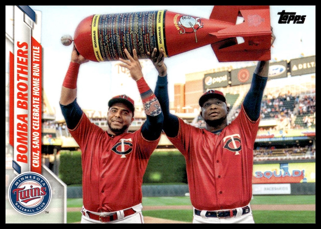 2020 Topps Series 2 Nelson Cruz #412 trading card