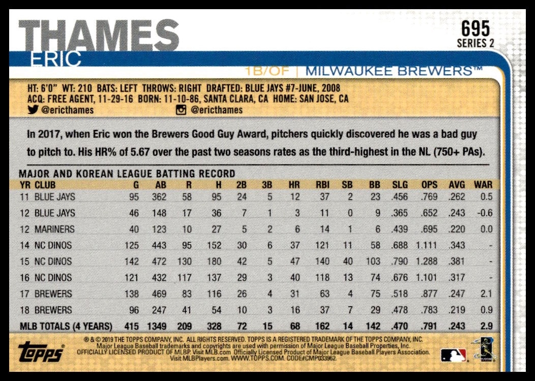 Eric Thames thumbnail 2