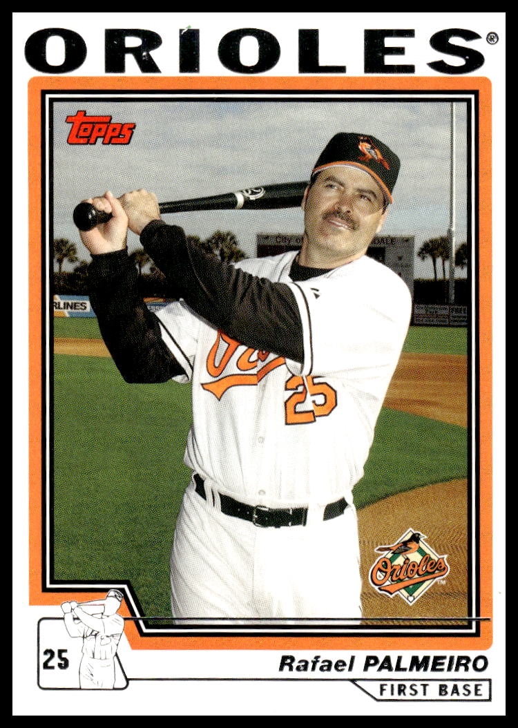 2004 Topps Rafael Palmeiro #620 trading card
