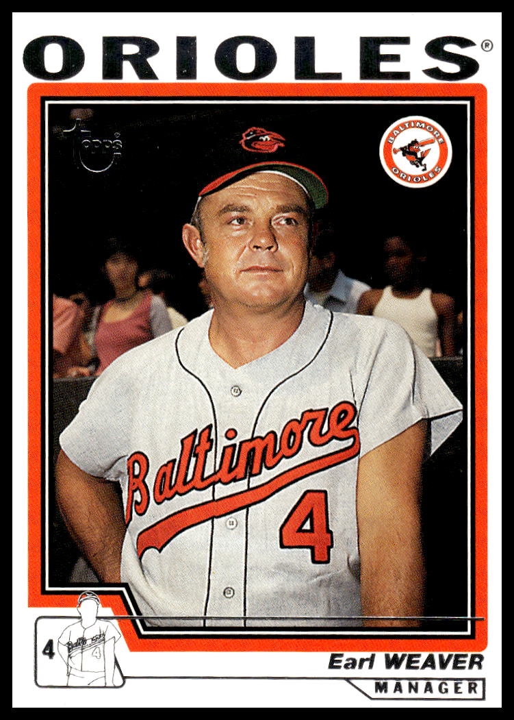 2004 Topps Earl Weaver #34 trading card