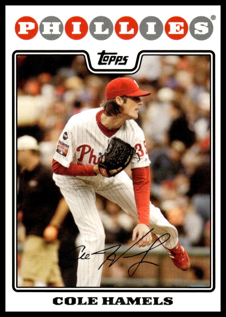 2008 Topps Cole Hamels #35 trading card