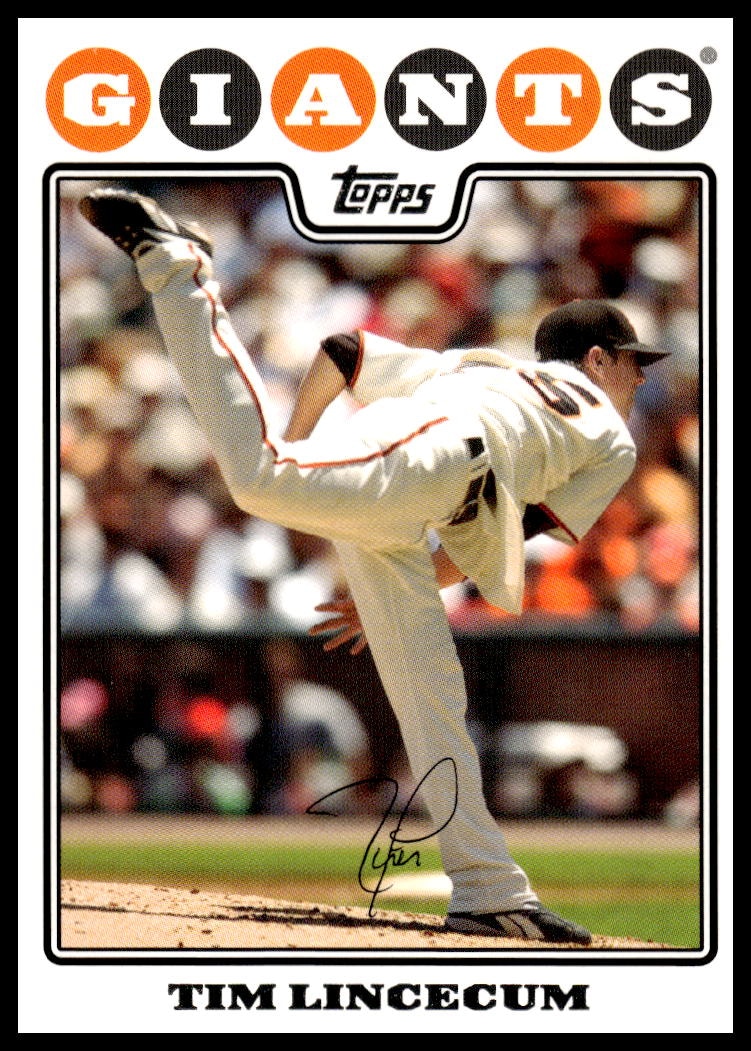 2008 Topps Tim Lincecum #165 trading card