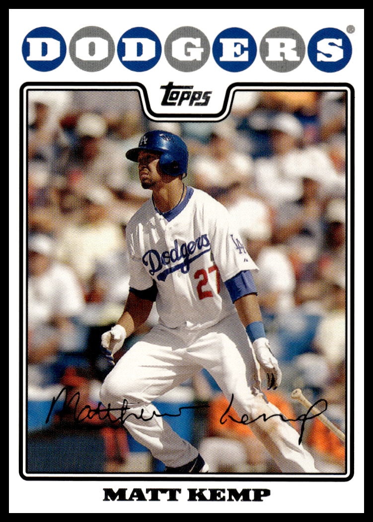 2008 Topps Matt Kemp #372 trading card