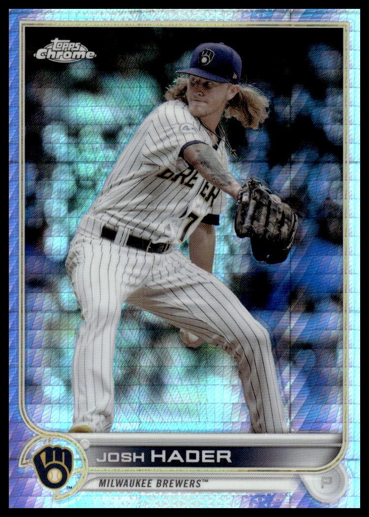 2022 Topps Chrome Josh Hader #119 trading card