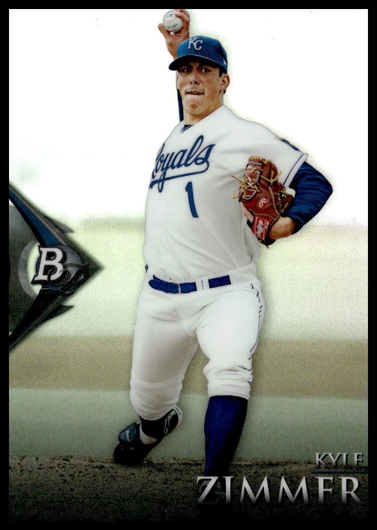 2014 Bowman Platinum Kyle Zimmer #BPCP7 trading card