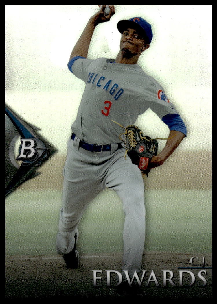 2014 Bowman Platinum C.J. Edwards #BPCP72 trading card