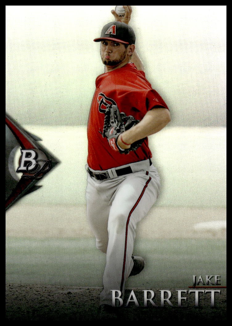 2014 Bowman Platinum Jake Barrett #BPCP81 trading card