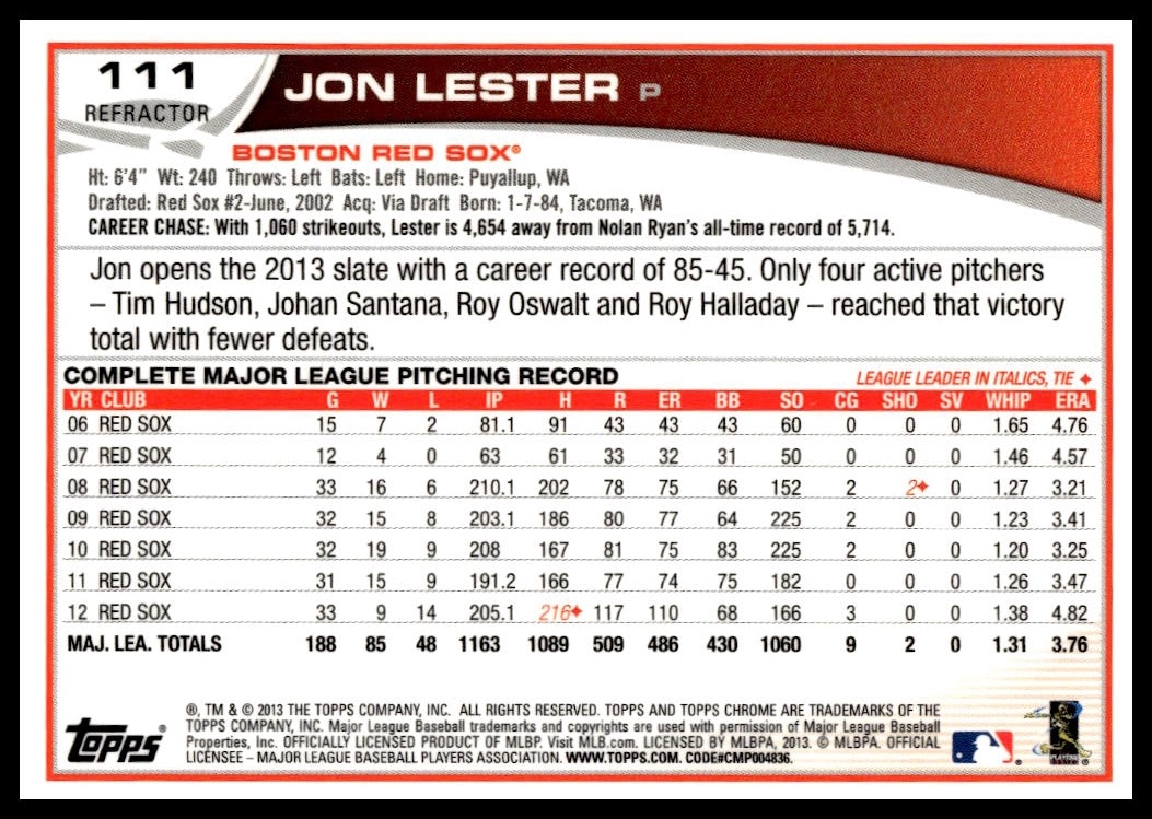 Jon Lester thumbnail 2