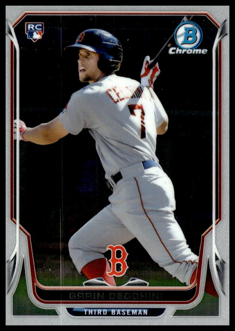 2014 Bowman Chrome Garin Cecchini #26 trading card