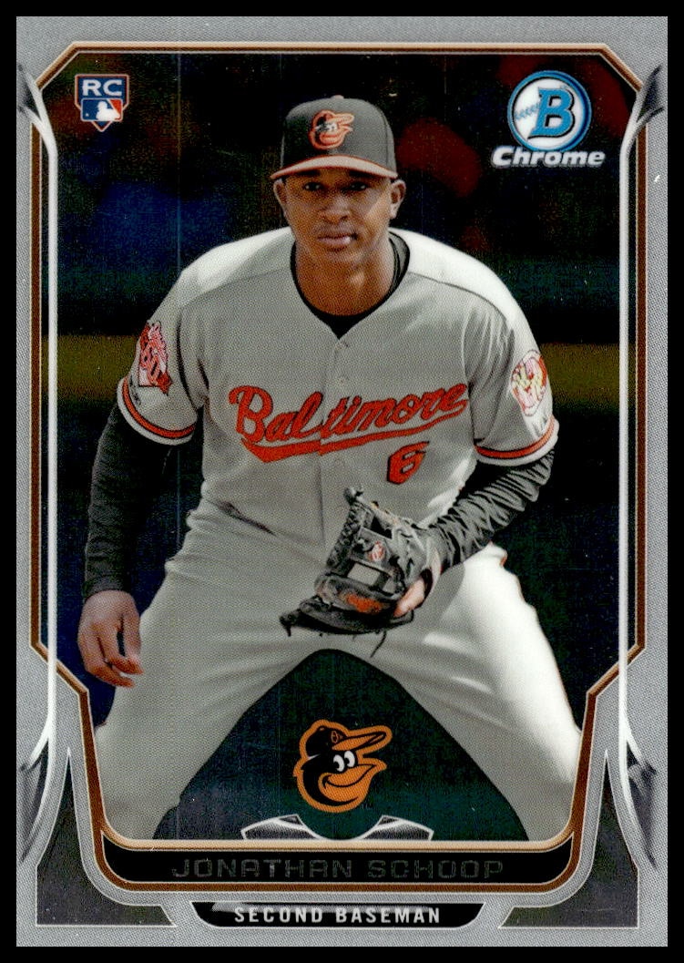 2014 Bowman Chrome Jonathan Schoop #7 trading card
