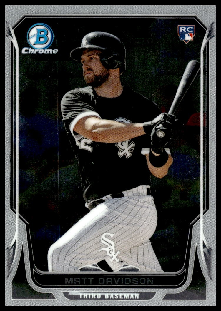 2014 Bowman Chrome Matt Davidson #17 trading card