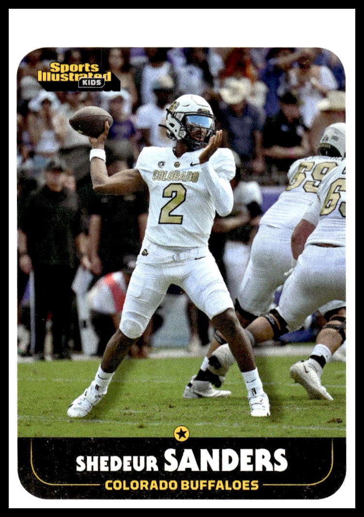 2024 Sports Illustrated Kids Shedeur Sanders #1110 trading card