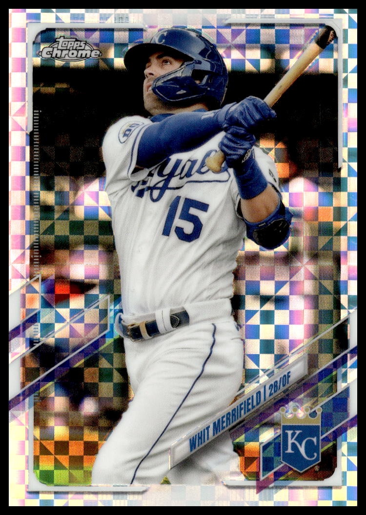 2021 Topps Chrome Whit Merrifield #107 trading card