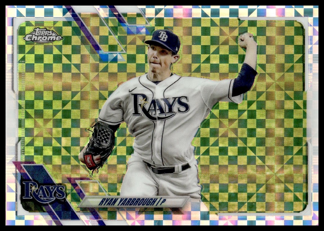 2021 Topps Chrome Ryan Yarbrough #175 trading card