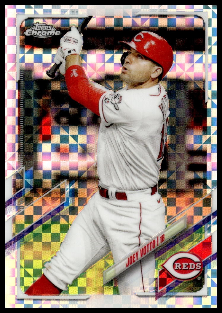 2021 Topps Chrome Joey Votto #156 trading card