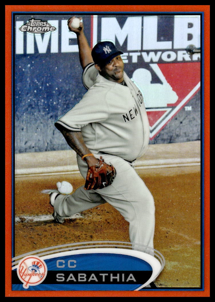 2012 Topps Chrome CC Sabathia #14 trading card