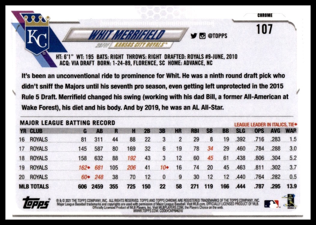 Whit Merrifield thumbnail 2