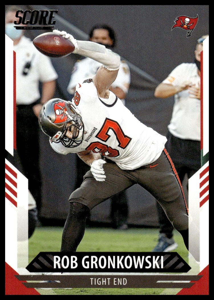 2021 Panini Score Rob Gronkowski #16 trading card