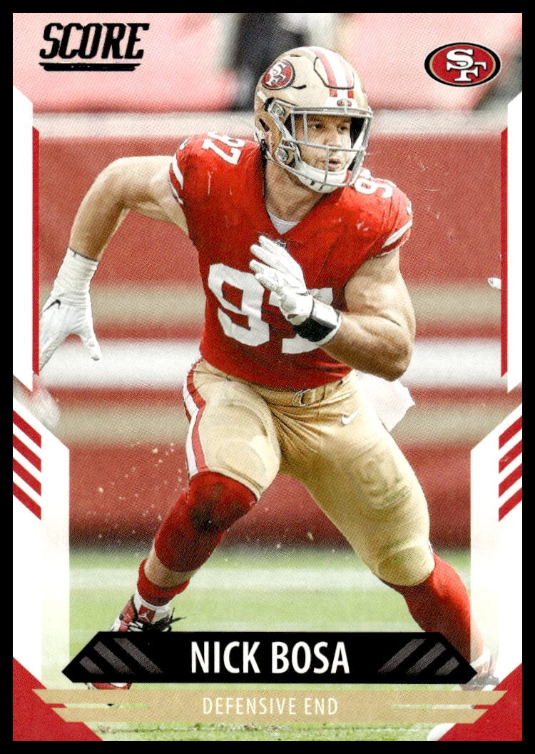 2021 Panini Score Nick Bosa #263 trading card