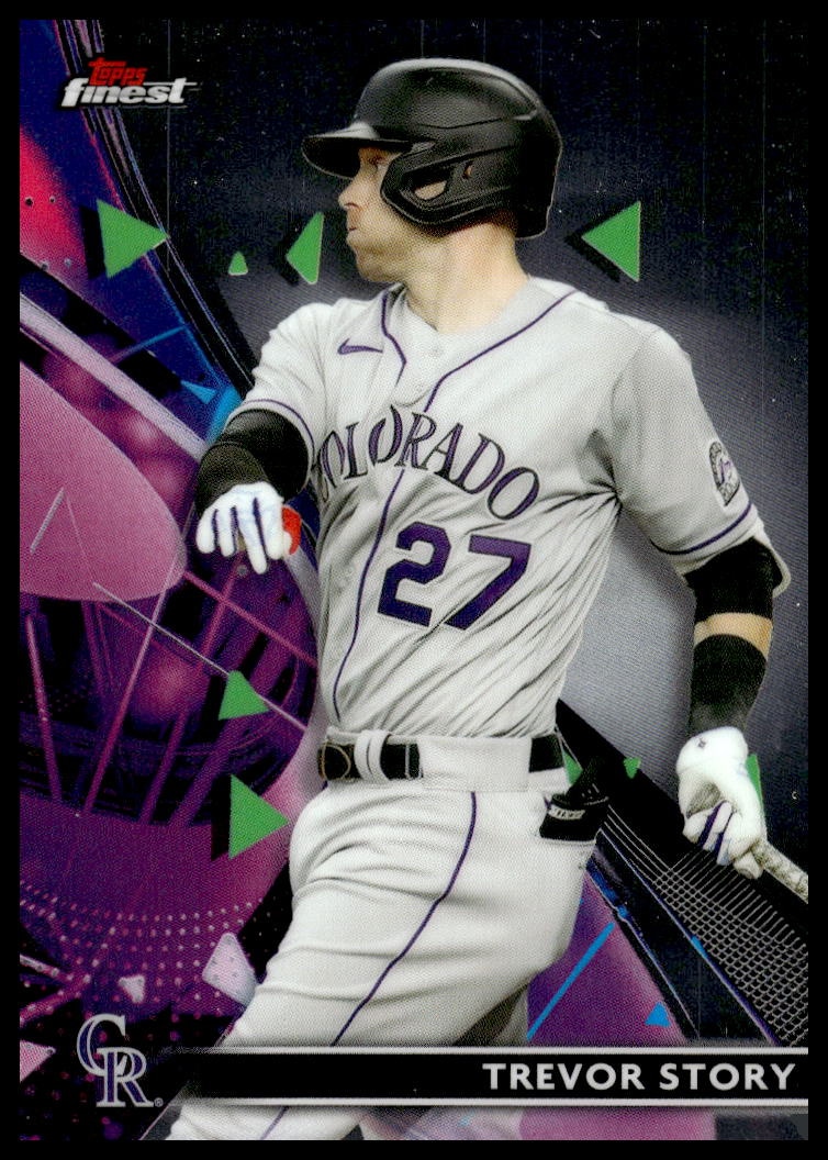 2021 Topps Finest Trevor Story #50 trading card