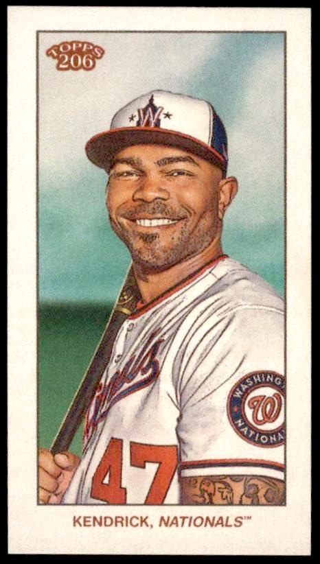 2020 Topps T206 Howie Kendrick trading card