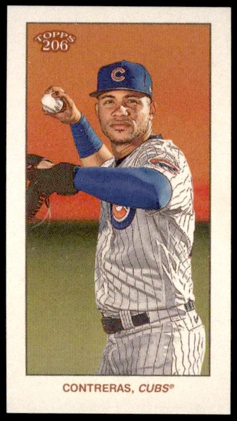 2020 Topps T206 Willson Contreras trading card