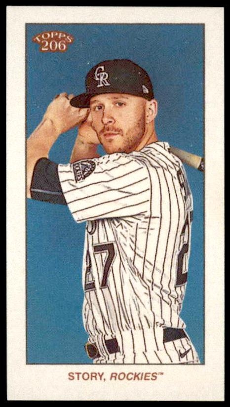 2020 Topps T206 Trevor Story trading card