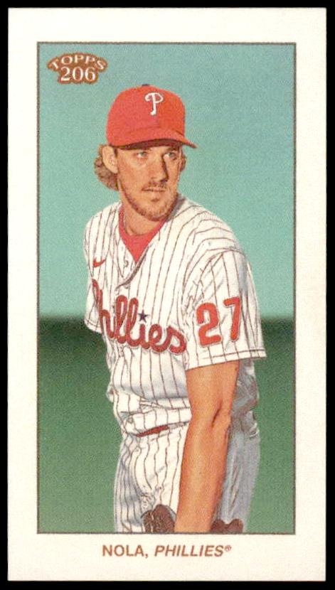 2021 Topps T206 Aaron Nola trading card