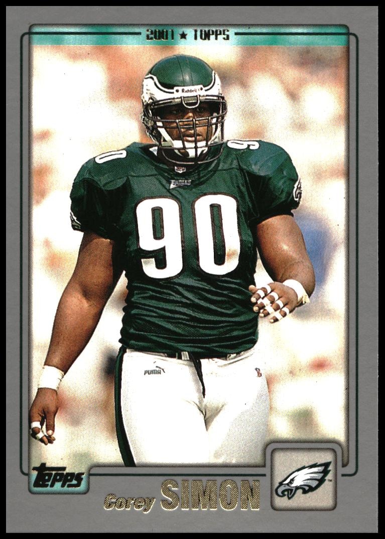 2001 Topps Corey Simon #205 trading card