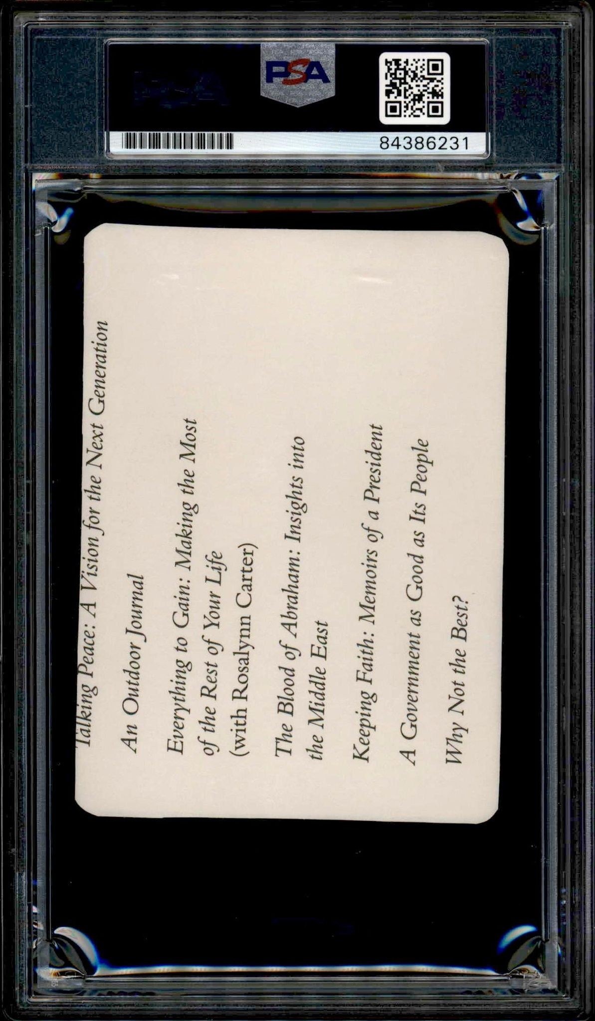  Unknown Unknown autographs trading card back