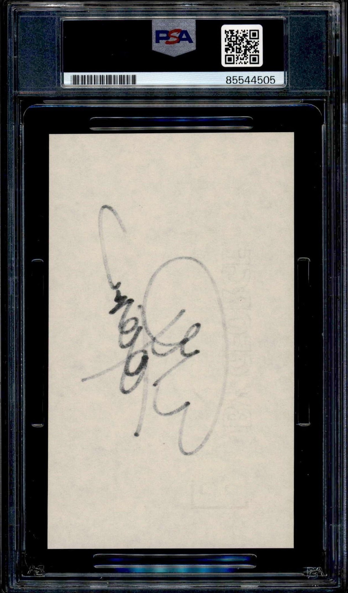  Unknown Unknown autographs trading card back