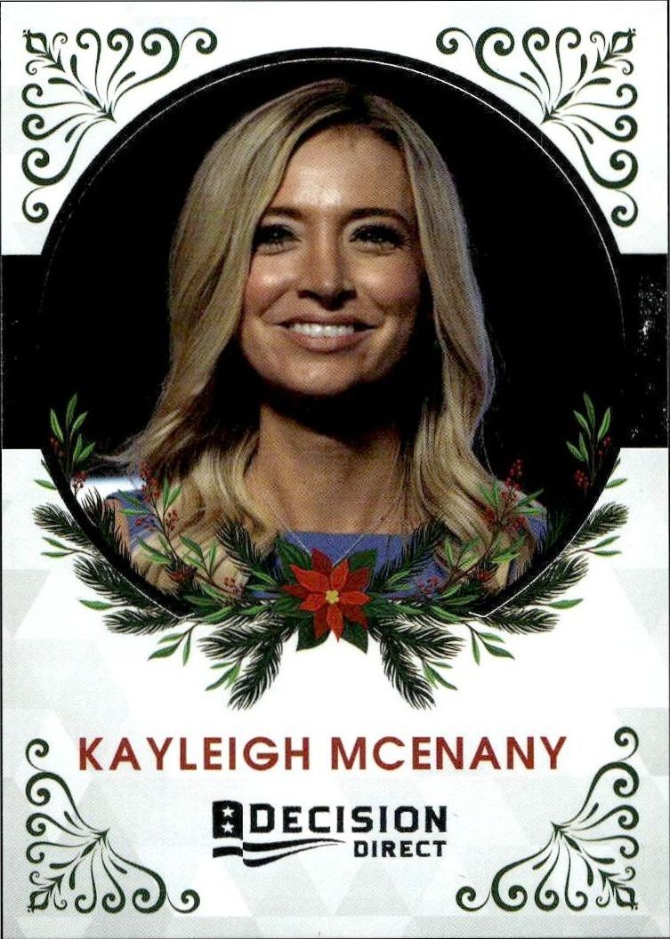 2020 Leaf Decision Direct Holiday Kayleigh McEnany #12 trading card
