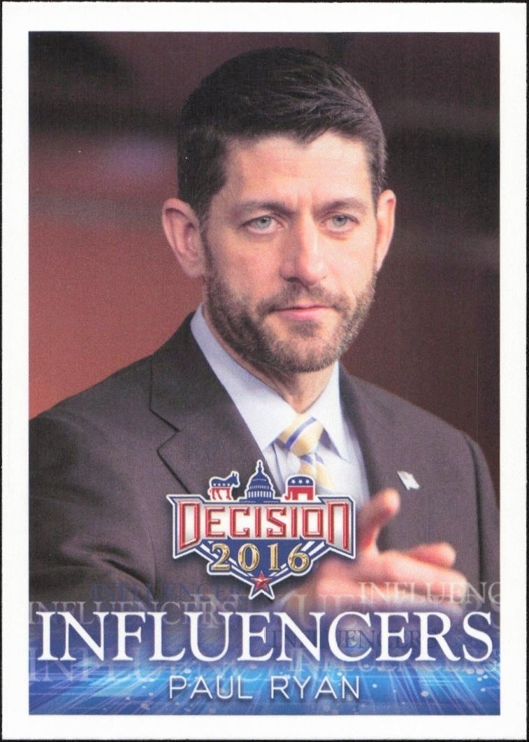 2016 Leaf Decision Paul Ryan #45 trading card