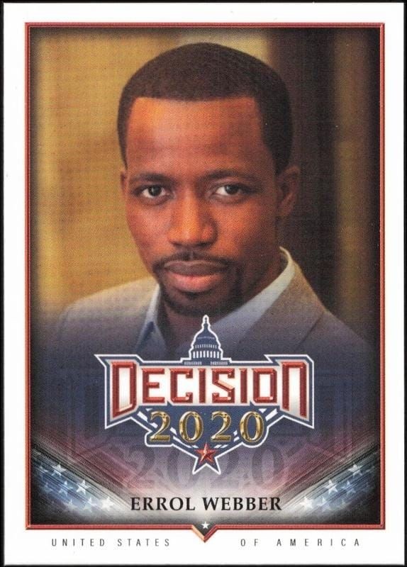2020 Leaf Decision Series 2 Errol Webber #560 trading card