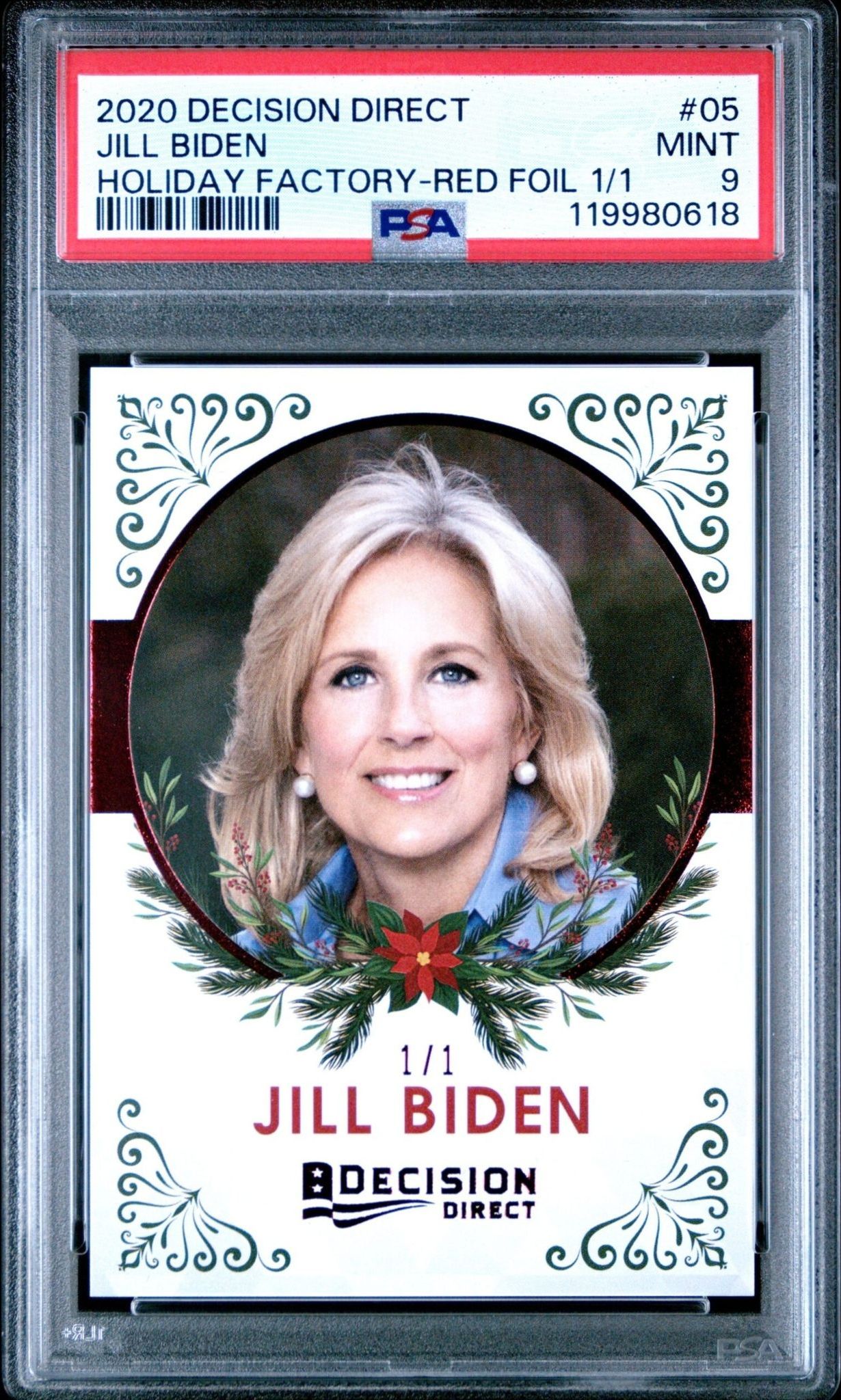 2020 Leaf Decision Direct Jill Biden #05 trading card