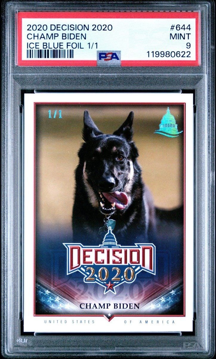 2020 Leaf Decision Champ Biden #644 trading card