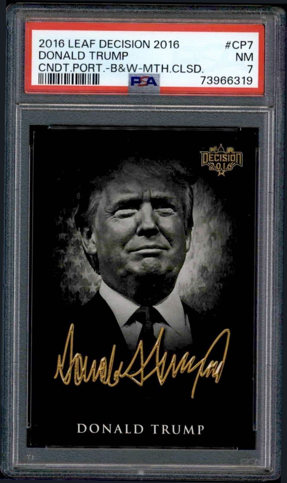 2016 Leaf Decision Donald Trump #CP7 trading card