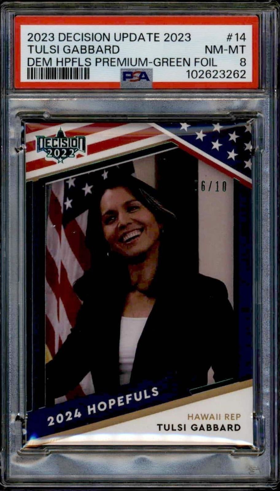 2023 Leaf Update Series Tulsi Gabbard #14 trading card