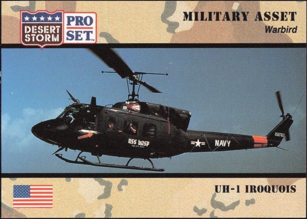 1991 Pro-Set Desert Storm UH-1 Iroquois #230 trading card