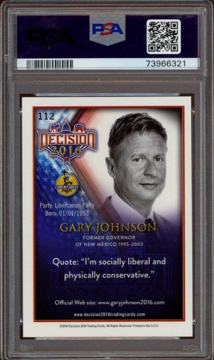 Gary Johnson - Back