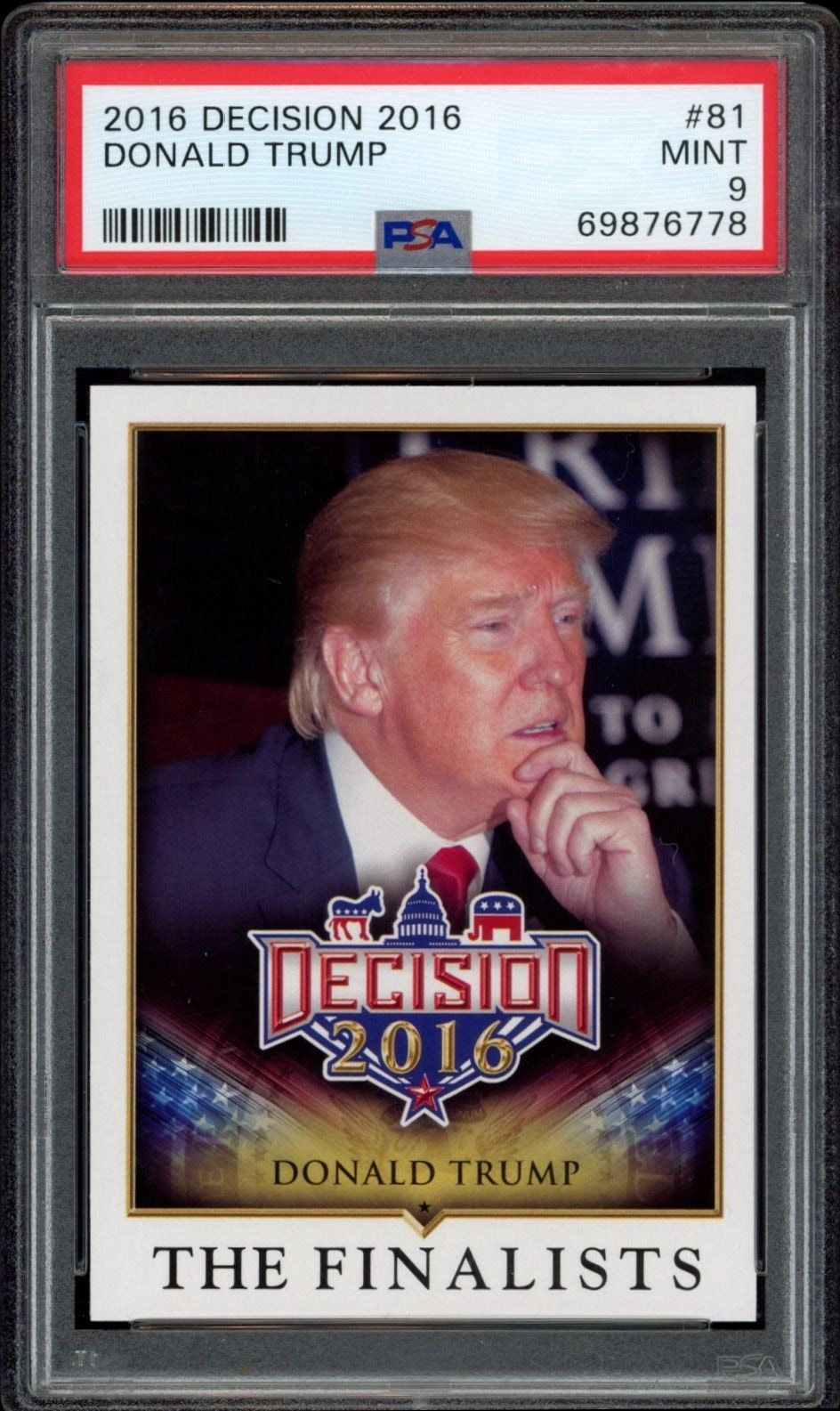 2016 Leaf Decision Donald Trump #81 trading card