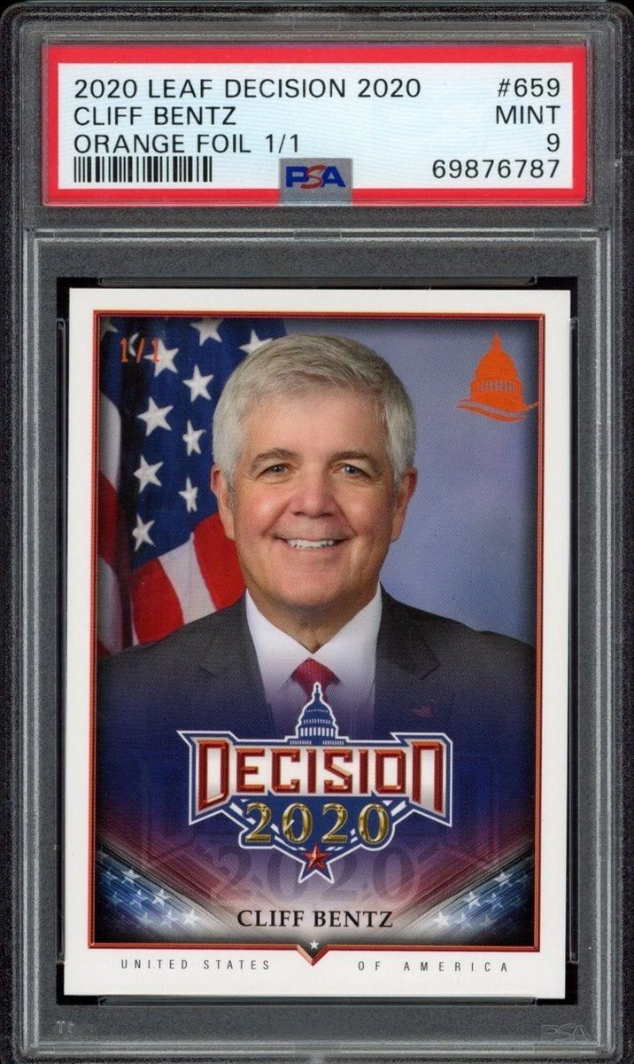 2020 Leaf Decision Cliff Bentz #659 trading card