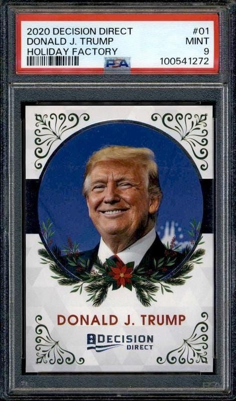 2020 Leaf Decision Donald J. Trump #01 trading card