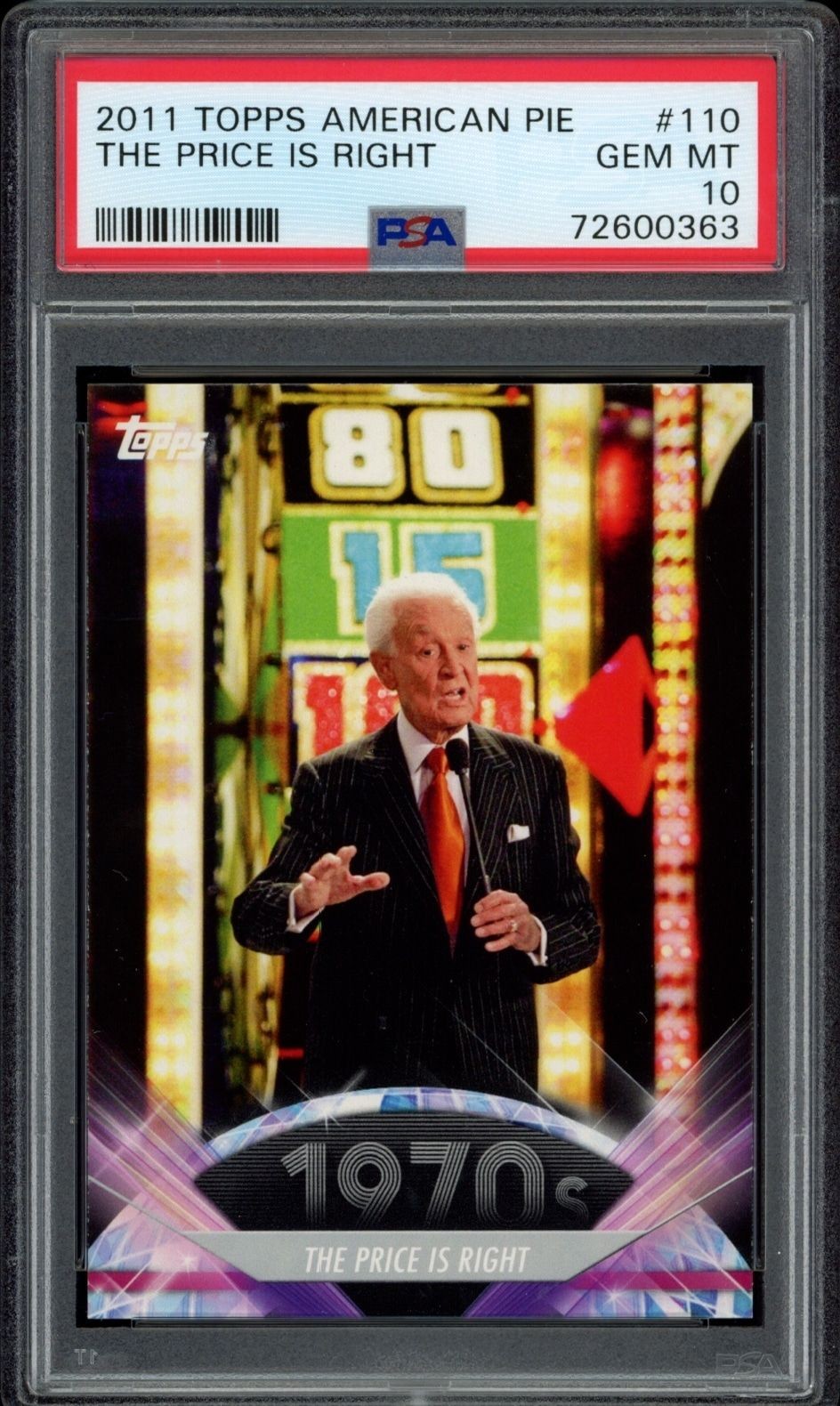 2011 Topps American Pie The Price is Right #110 trading card